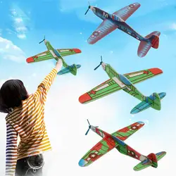 4 шт. Дети DIY Мини пены ручной работы летающие Самолеты планер развивающие игрушки модель