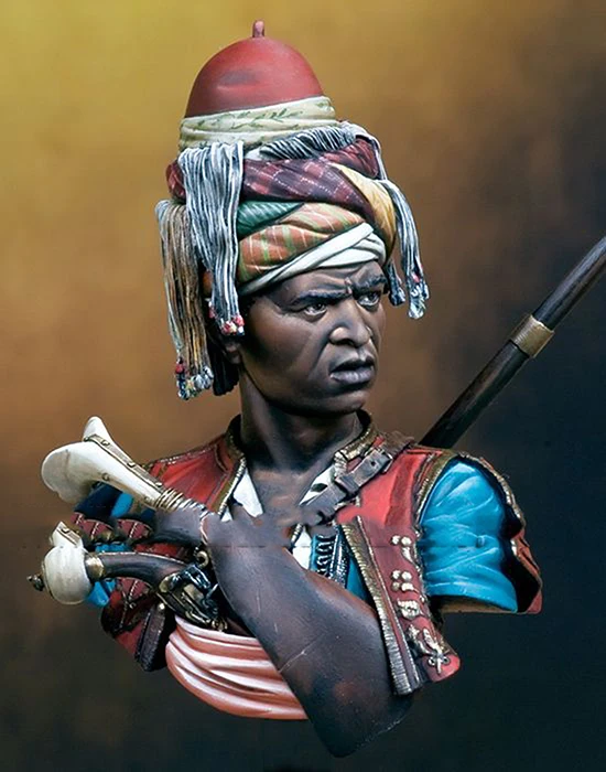 

Unassambled 1/10 ancient Hero with Hat soldier BUST Historical Resin kit miniature model Unpainted
