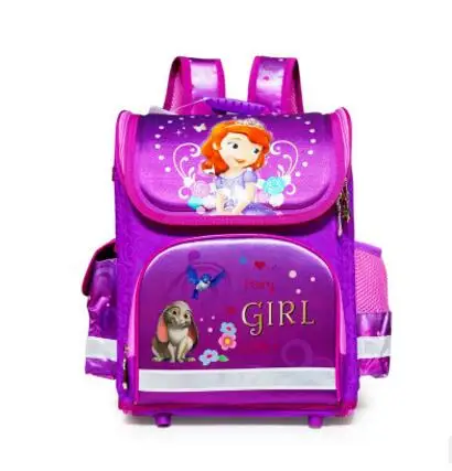 photo color Фирменный Рюкзак для девочек 1-3-5 лет, школьный рюкзак для девочек, детский рюкзак с рисунком кота, ортопедический школьный портфель для девочек - Цвет: photo color