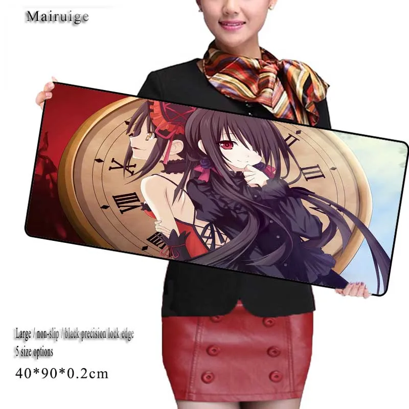 

Mairuige Art Online Precision Overlock Anime Mouse Pad for Extended Gaming Mouse Mat and Keyboard Pad Large MousePad Rubber Mat