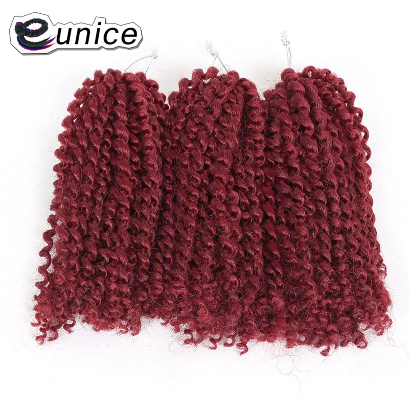 Synthetic Ombre Braiding Hair Mali bob Kinky Curly Crochet Hair (61)