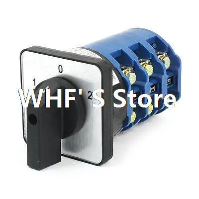 

380V 125A 3 Phase 3Position Panel Mounting Rotary Cam Changeover Switch