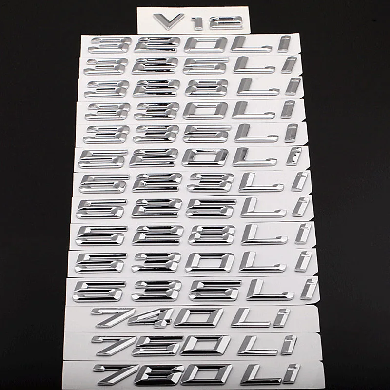 Top Quality Auto Car Emblem Decal Badge Sticker For BMW 3/5/7 Series 320Li 325Li 328Li 330Li 335Li 520Li 523Li 525Li 740Li 750Li |