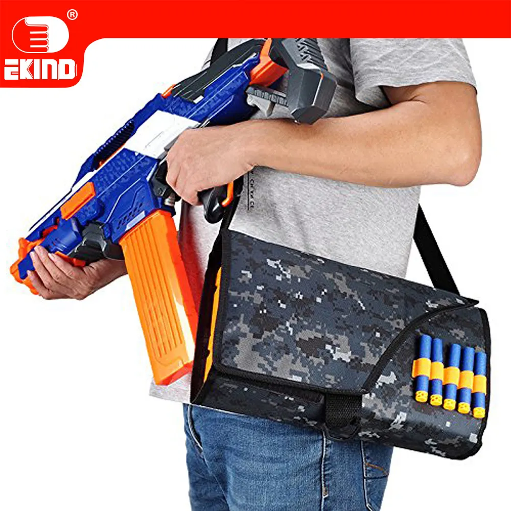 

EKIND Magazine Clips Tactical Shoulder Bag For Nerf Outdoor Games Fun