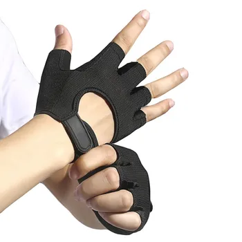 

Women Pink MTB Bike Gloves 2018 Cycling Half Finger Glove Gel Sport Fitness Bicycle shockproof Body Building Gloves 2018