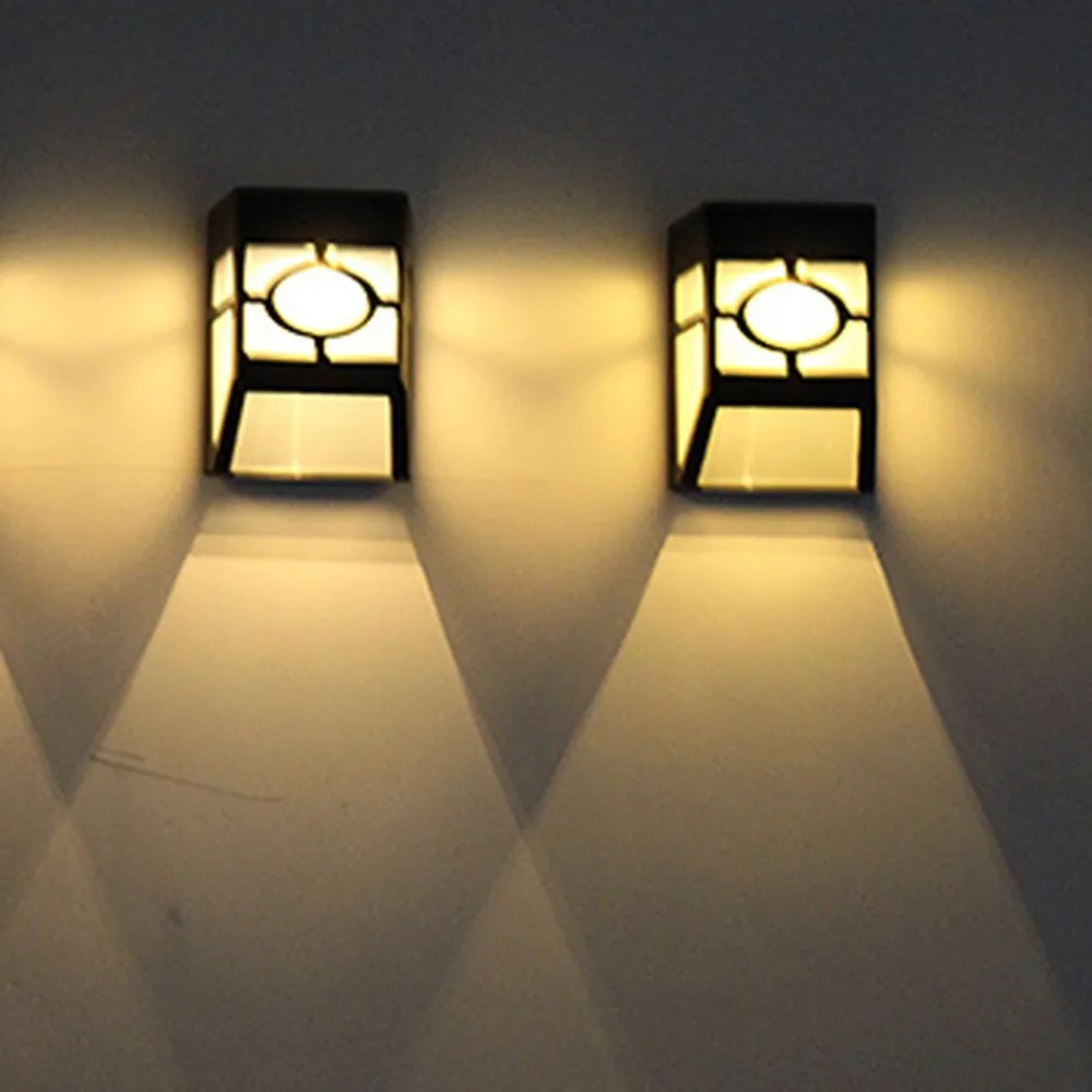 

Solar Retro Wall Lamp Solar Led Pane Light