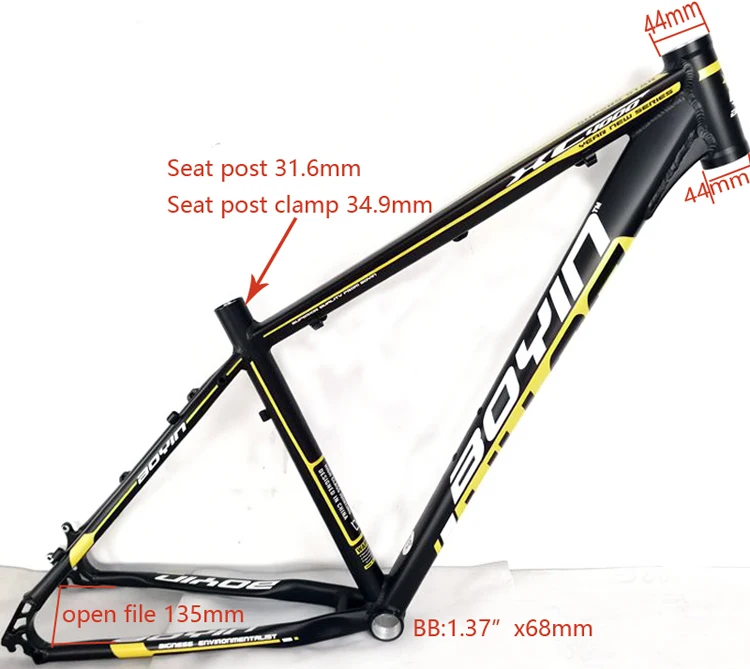 Sale 27.5inch mtb aluminum bike frame mountain bicycle frameset bicicletas mountain bike 27.5" alloy frame 0