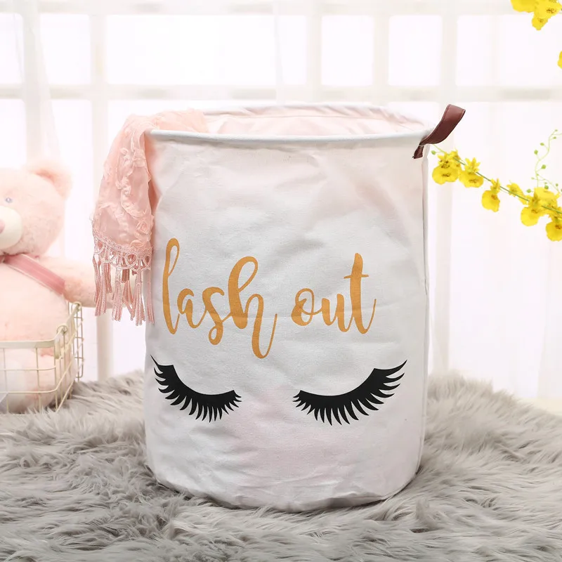 Waterproof Collapsible Large Storage Bag Hamper For Home Bedroom Laundry Bucket Children's Toy Storage Bucket