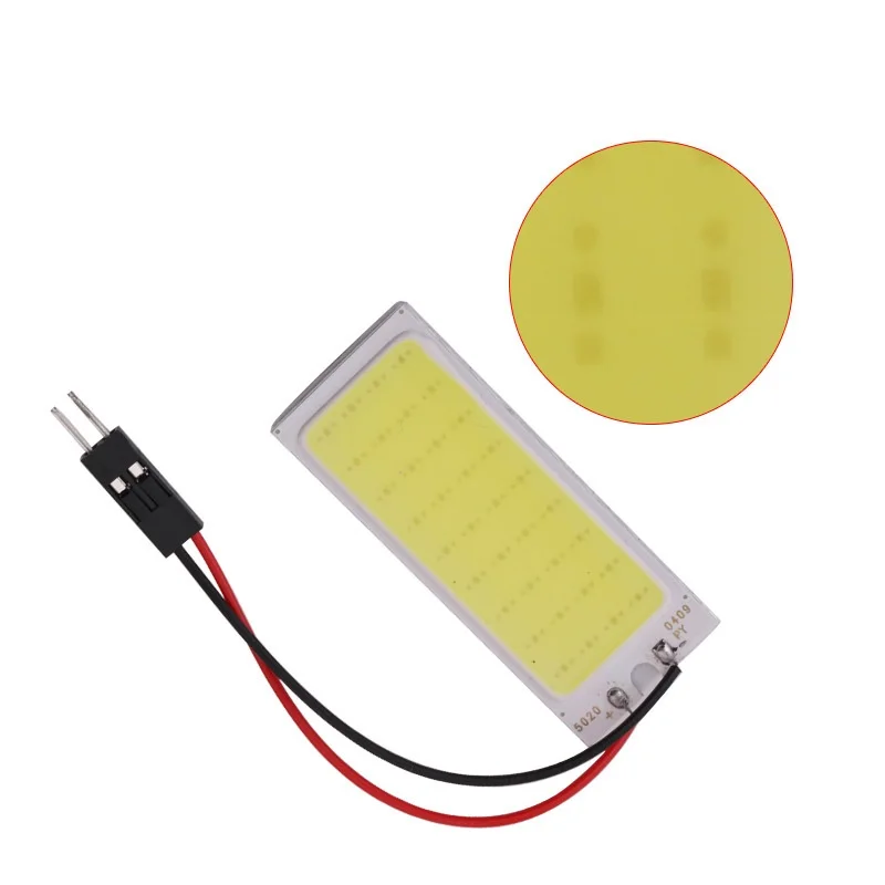 Светодиодный светильник T10 Festoon COB 18SMD лампа с картой для чтения источник света