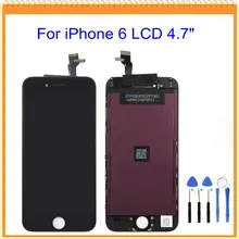 A++++ For iPhone 6 5 5s 5c LCD Screen Display with Touch Screen Digitizer Assembly + Tools Black White Free Shipping