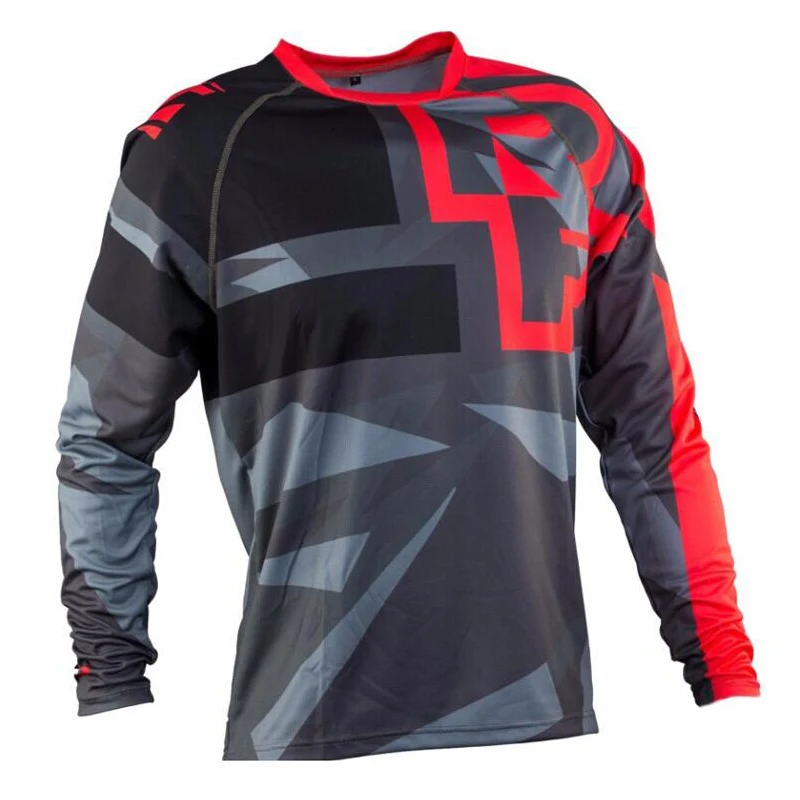 2019 Fury Race Moto MX Горный велосипед Мотокросс Джерси BMX DH MTB футболка одежда с длинным
