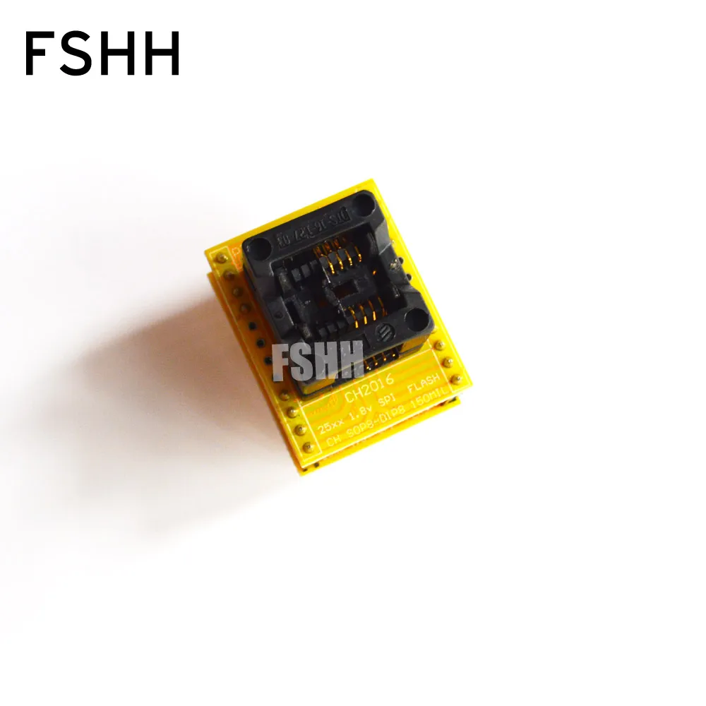 

150mil SOP8 adapter for 1.8V SPI Flash W25 MX25 can use on programmers such as TL866CS TL866A