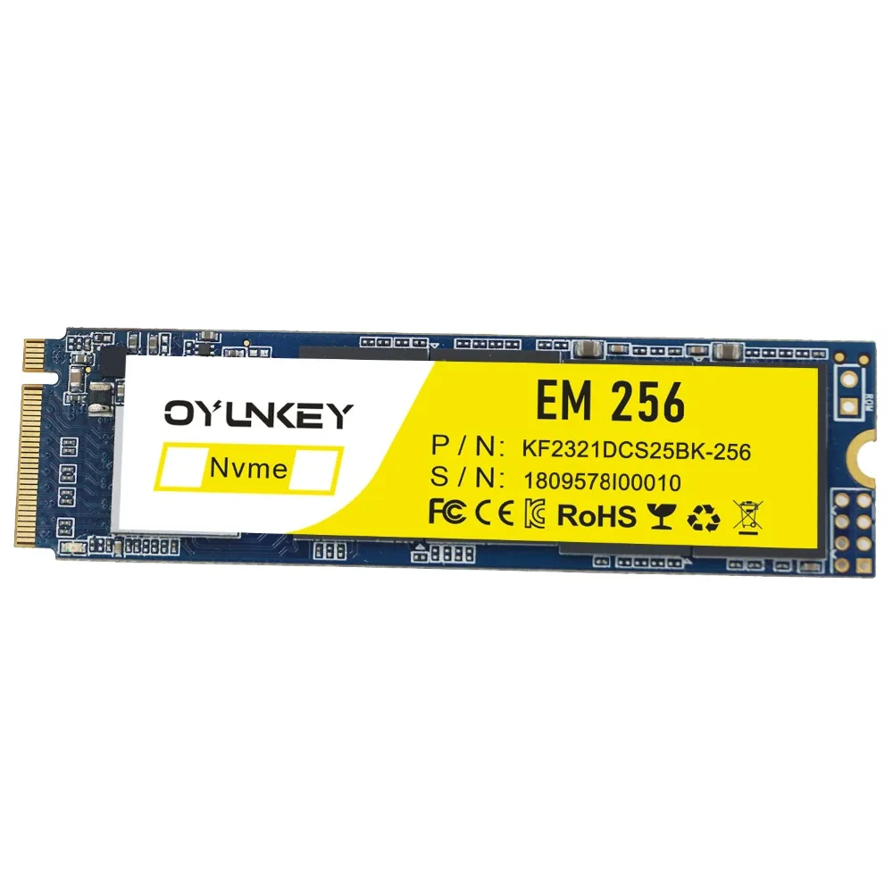 

M.2 SSD OYUNKEY 256GB 512GB NVME Solid State Drive PCIE 2280 Hard drive 3D NAND PCI Express Internal Drive Laptop PC