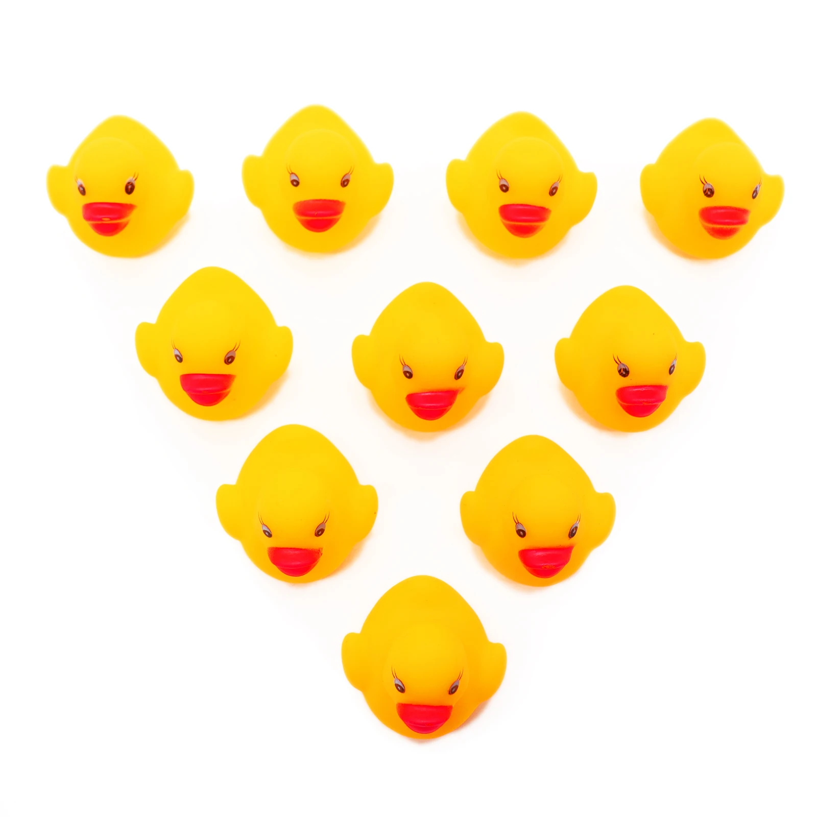 

10 pcs Bath Rotocast yellow duck kids toys Baby Kids Squeaky Rubber Ducks Bathe Room Water Fun Game Playing swimming toys