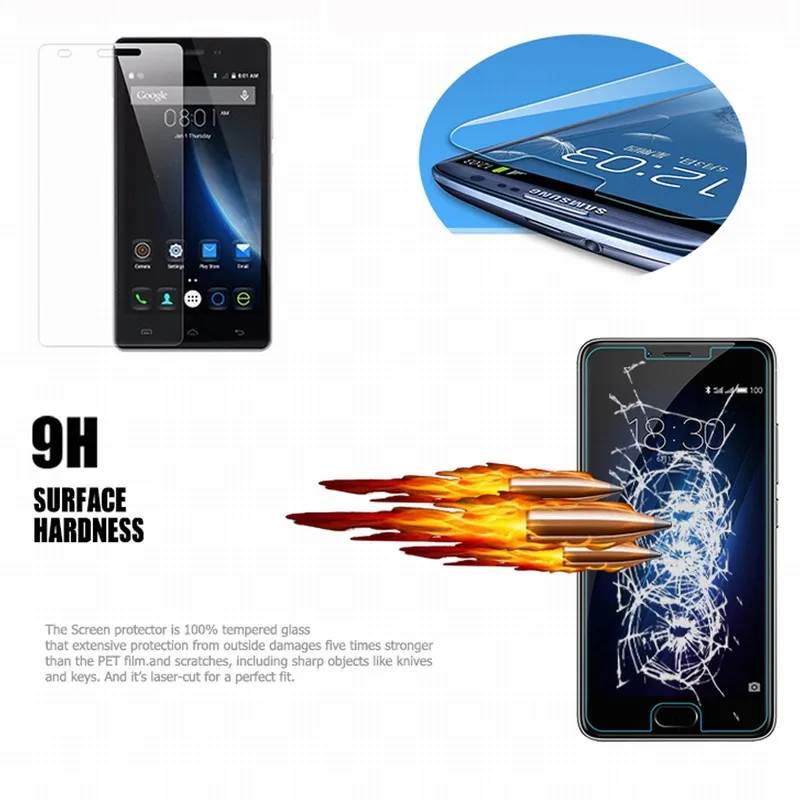 TeoYall закаленное стекло Для Doogee X5 X6 X5 MAX HOMTOM HT7 T6 Pro защита экрана тонкая 2.5D взрывозащищенное противоударное стекло