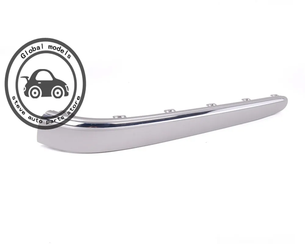 Rear Bumper Trim Strip Molding with Chrome Trim for Mercedes Benz W211