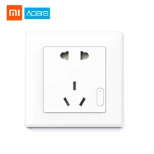 Модернизированный Xiaomi Mi Aqara умная розетка выключатель с часовым механизмом Функция безопасные дверные работают со шлюзом дистанционный переключатель таймера