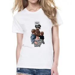 Летняя модная классическая Модальная футболка с круглым вырезом и принтом из мультфильма, тонкая приталенная рубашка высокого качества