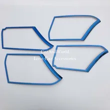 Car Accessories For Toyota Camry 2018 2019 Stainless Steel Interior Door Stereo Speaker Audio Ring Cover Sound Frame Decoration