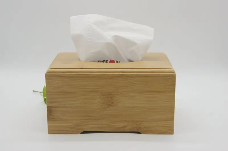 Natural bamboo napkin holderin Tissue Boxes from Home & Garden on