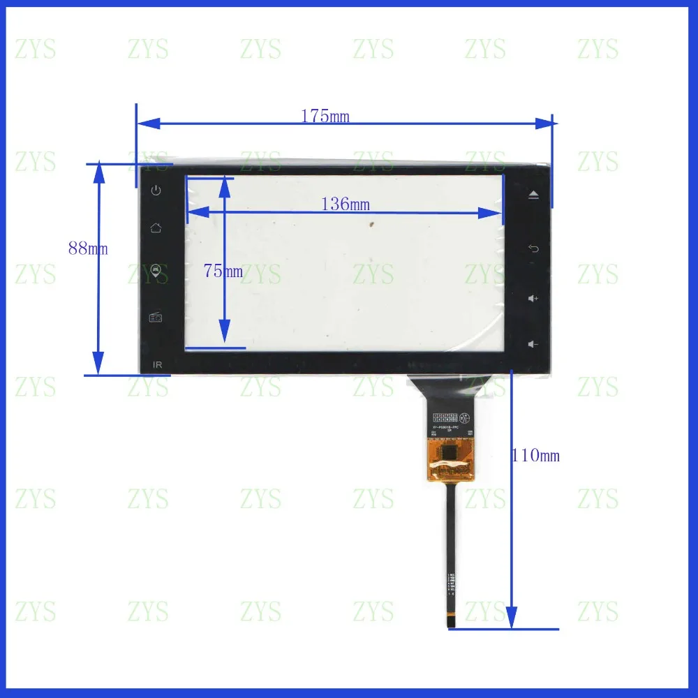 NEW 6.2inch XY-PG9018-FPC Compatible CAPACITIVE screen panel 175mm*88mm TouchSensor | Компьютеры и офис