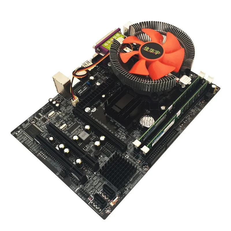 

Intel G41 Desktop Motherboard CPU Set With Quad Core 2.66G CPU i5 Core + 4G Memory + Fan ATX Computer Mainboard Assemble Set