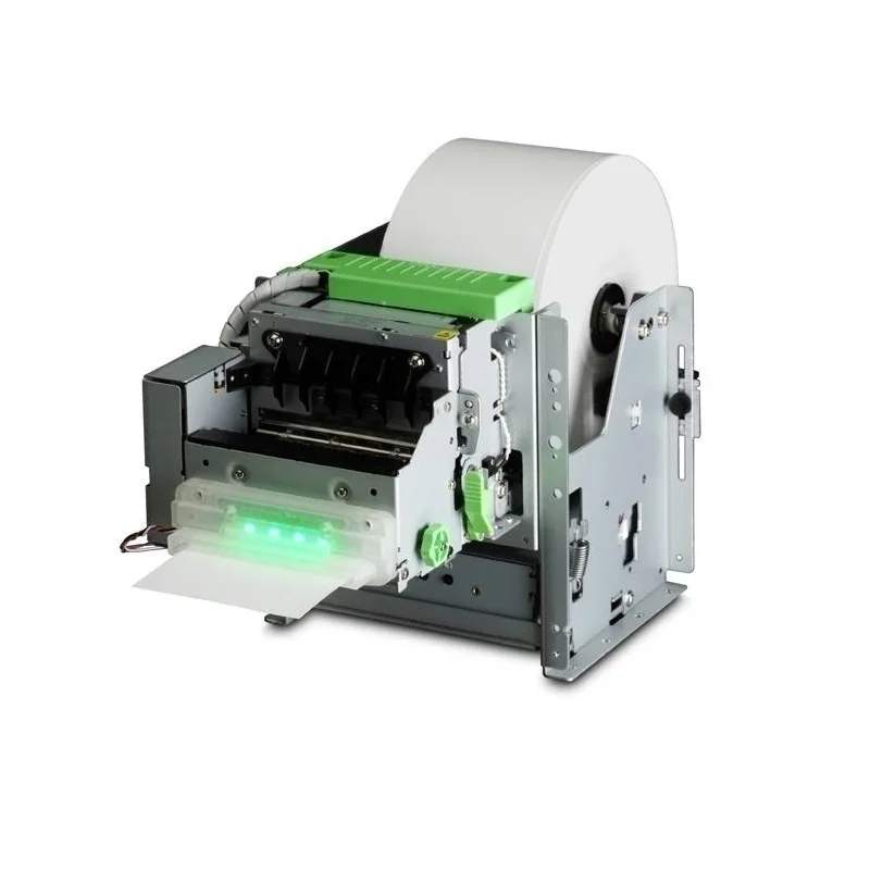 

High speed modular open frame 80mm kiosk thermal printer TUP592 with looping presenter and programmable LED light Bezel/Snout