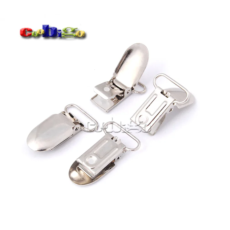 10pcs Pack 3/4"(19.5mm) Metal Belt Buckle Fasteners Suspender Clip
