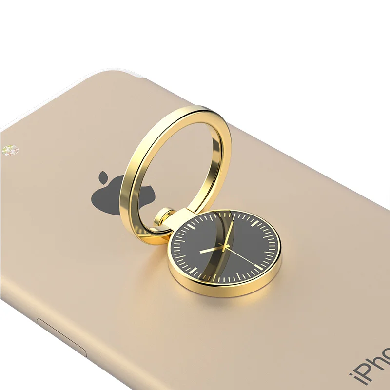 Luxury 360 Degree Metal Finger Ring Holder Smartphone Mobile Phone Finger Stand Holder For iPhone 8 7 6 Redmi Note 4 Samsung
