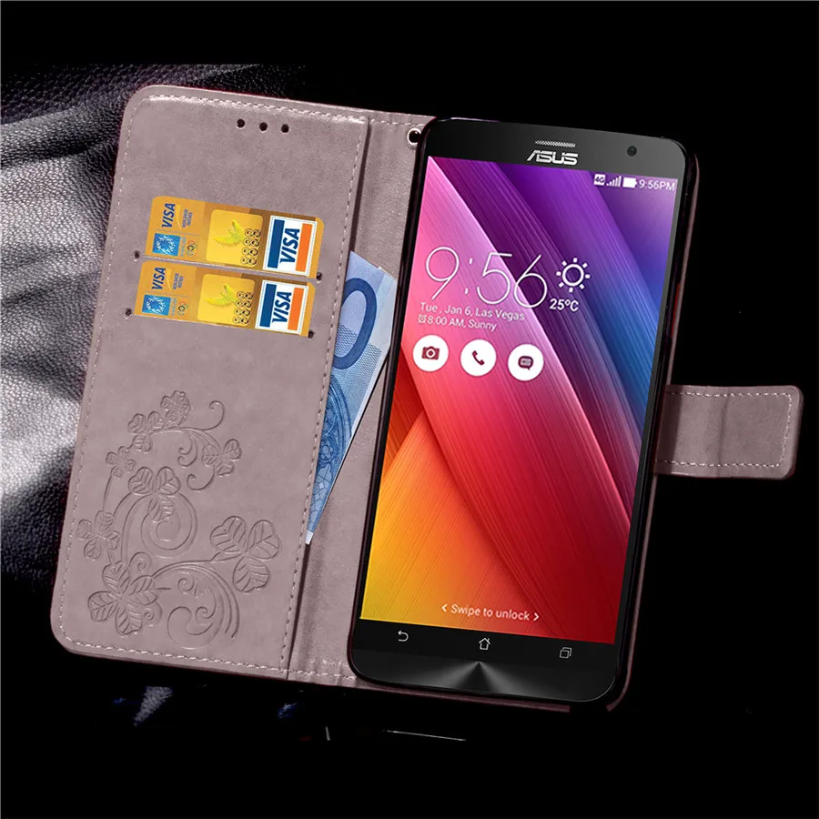Чехол для asus ZenFone 2 Laser ZE500KL ZE550KL откидной Магнитный бумажник кожаный чехол Asus