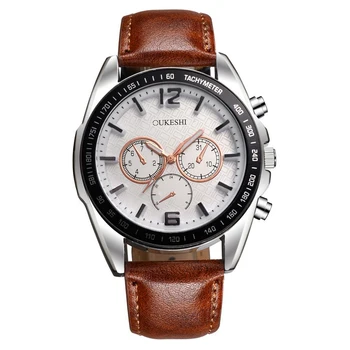 

Hot Luxury Brand Relogio Masculino Leather Casual Watch Men Sports Watches Quartz Military Wrist Watch Male Clock zegarki meskie