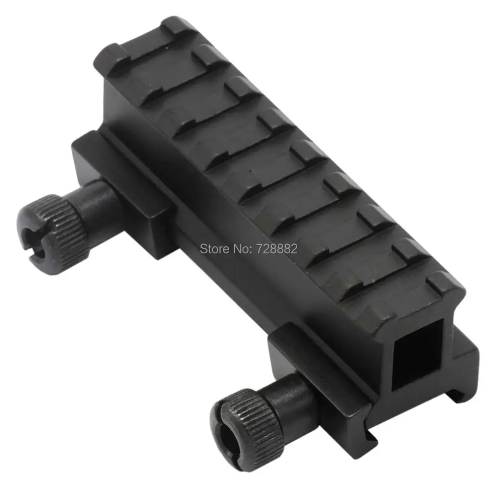 Tactical 8 Slot Rail Riser Mount 20mm Weaver Picatinny Rail With Quick