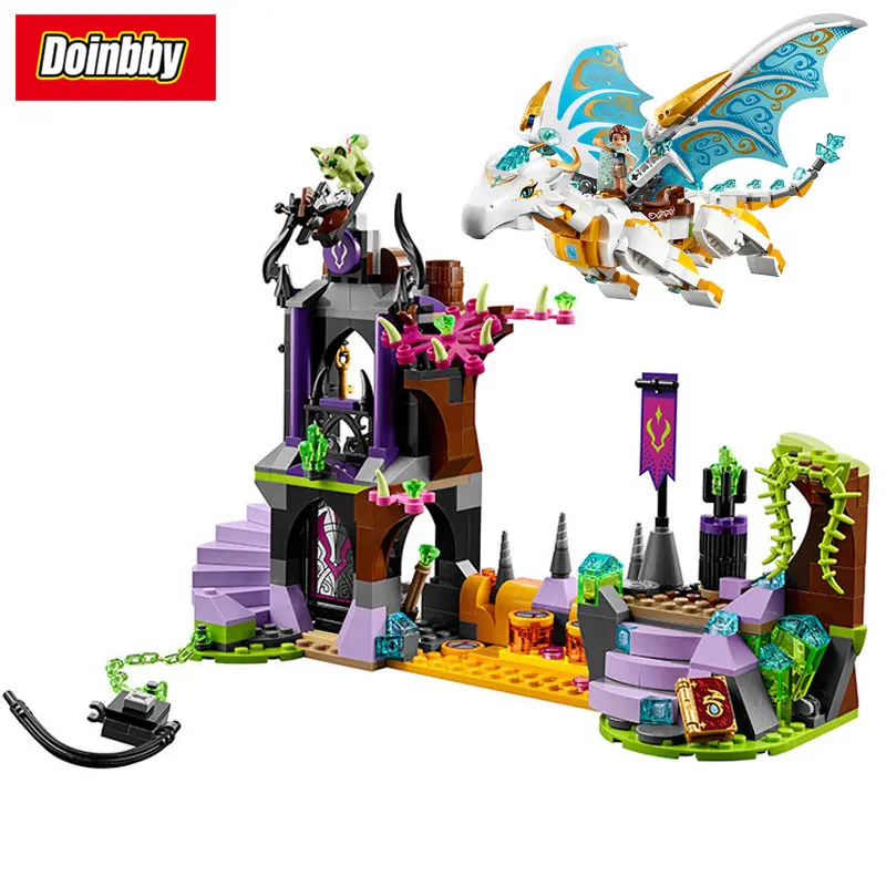 

Elves 10550 White Dragon The Elf Series Of Long After The Rescue Cction Blocks Compatible with Legoings Girls Friends Toys