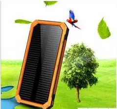 

1PCS Dolidada Solar Power Bank 20000mAh External Battery Charger Backup Pack Dual USB LED Light Power Bank For iPhone Pho