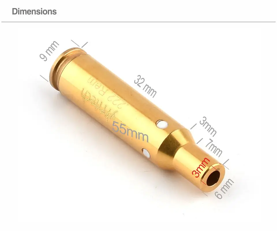 222 Rem красный лазерный патронный прицел тактический пуля лазерный прицел boresight red dot Охотник инструмент