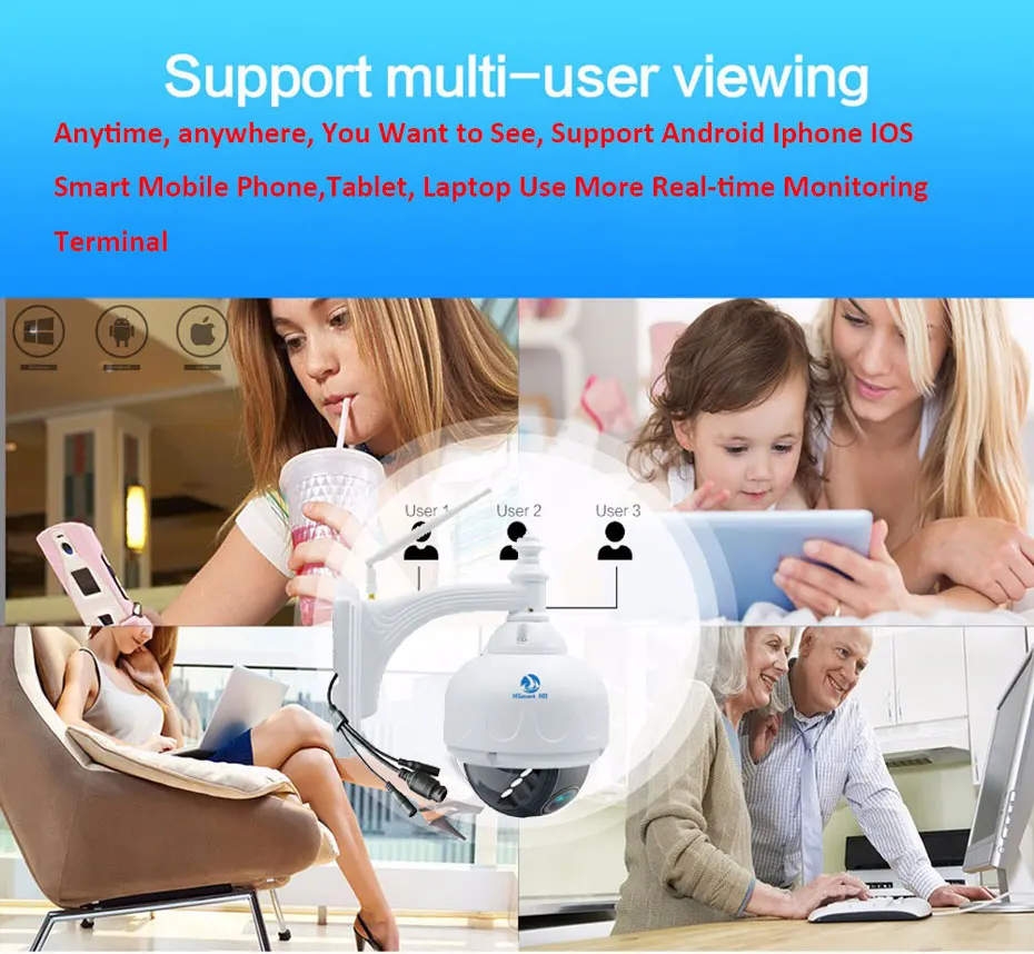 Sentidos de Áudio Automático sem Fio Ptz em Dois ip ao ar Wifi Câmera ip 30x Zoom Óptico Lente Foco Cctv Livre Onvif Camhi hd 1080 p 5mp 10 Câmeras de vigilância