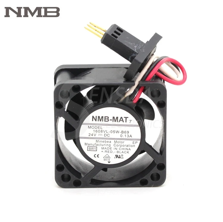 Для NMB 1608VL 05W B69 24V 4020 40mm 3 контактный компьютерный корпус ПК cpu промышленные
