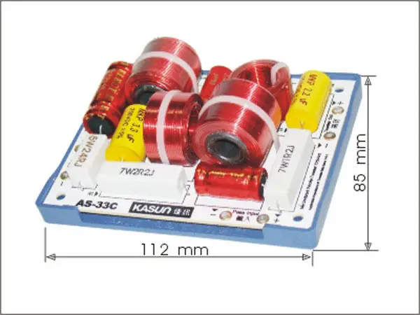 2 шт. KASUN AS-33C 3 Way 3 блок 160 Вт Hi-Fi аудио динамик кроссовер с делителем частоты фильтры