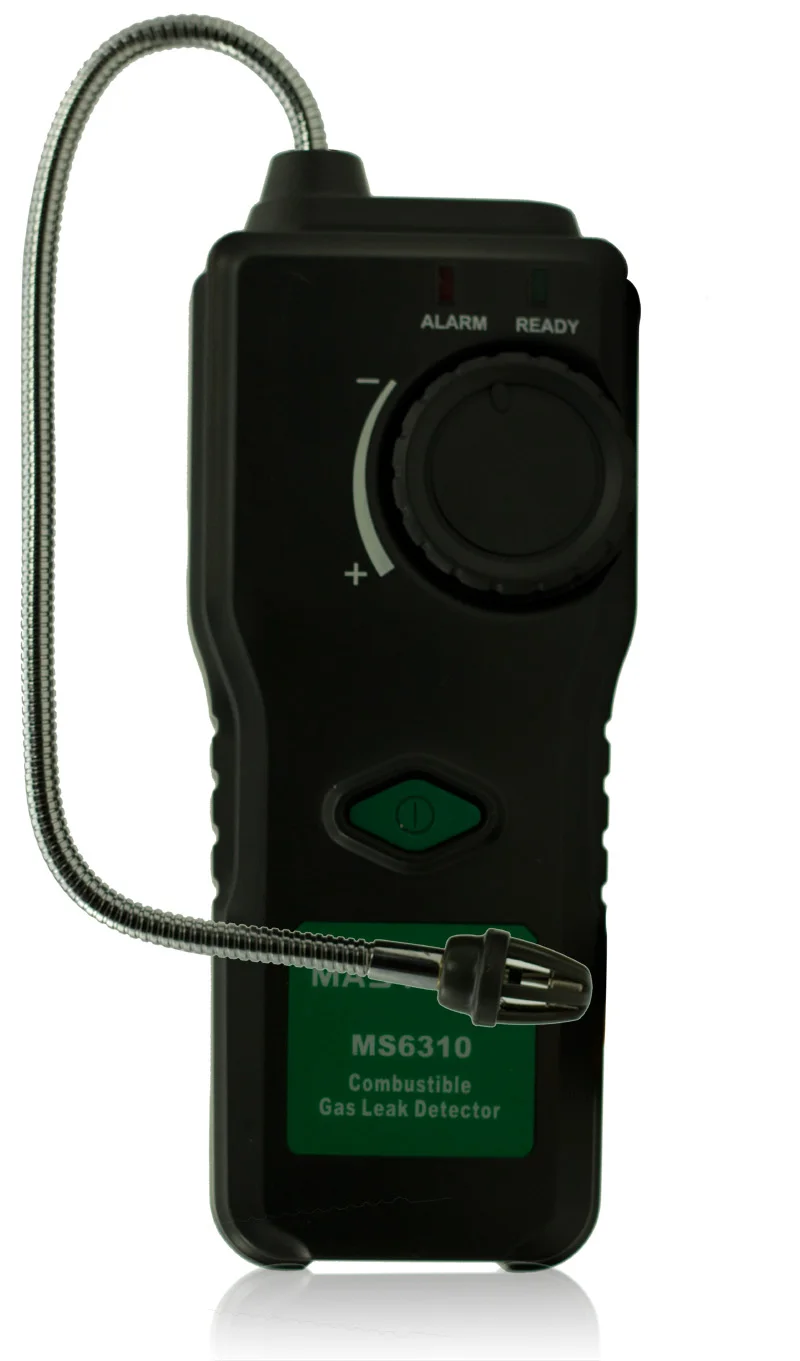 

MASTECH MS6310 Portable Combustible Gas Leak Detector Tester Propane Natural Gas Analyzer With Sound Light Alarm