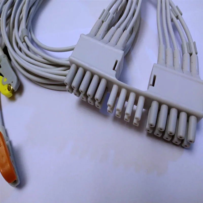 Кабель для ЭКГ совместимый Mortara Eli230/100 10 свинцовых EKG leadwires электрокардиографии