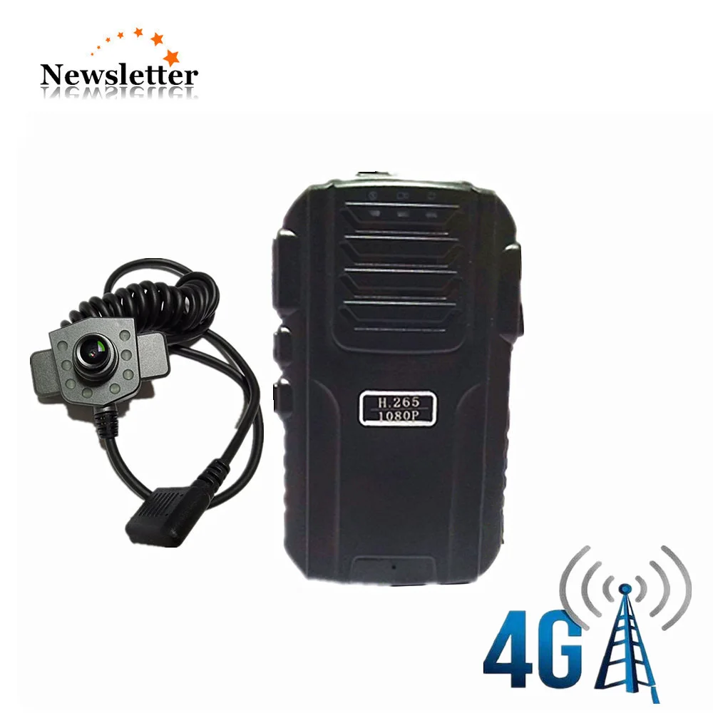 Дистанционный мониторинг 3G 4G GPS Беспроводная камера для ношения тела полицейская