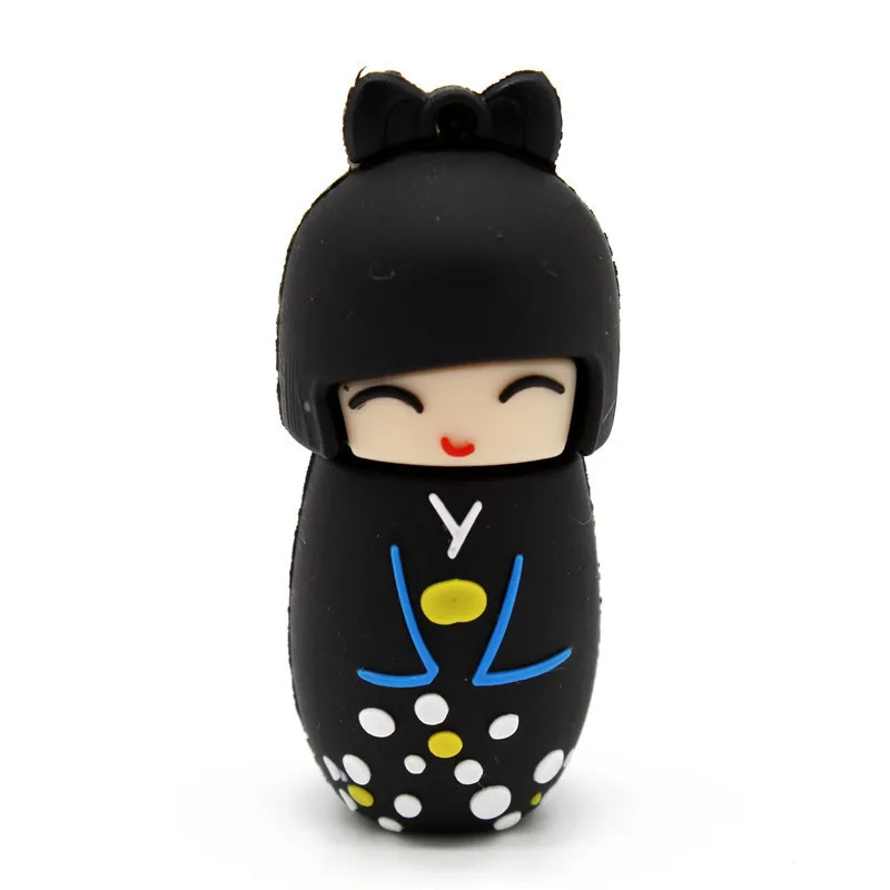 USB флеш накопитель 64G Флешка 32G 16G стиль японская кукла игрушка флешка|USB