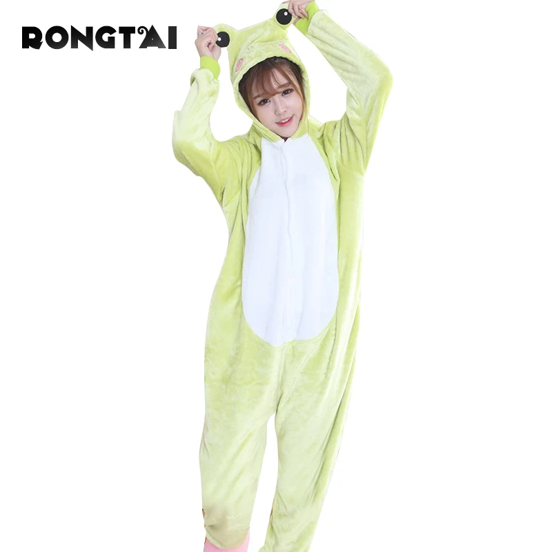 RONGTAI черный свинья девушка/мальчик пара пижамы Onesie фланель комфорт дома большой