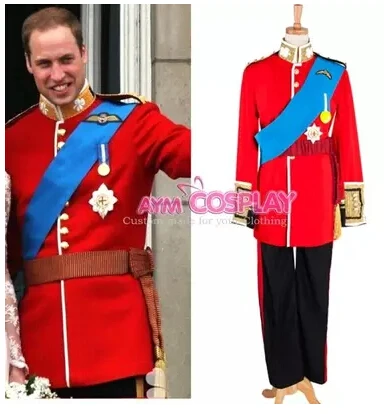Маскарадный костюм Королевского принца Вильяма для мужчин; наряд на Хэллоуин; Свадебный костюм на заказ для взрослых