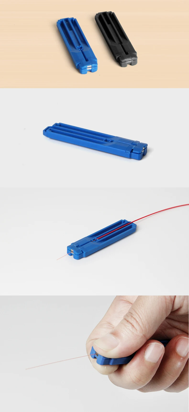 FTTH Rubber-Covered Wire Tool Fixed Length Stripper Coating Stripper network repair kit