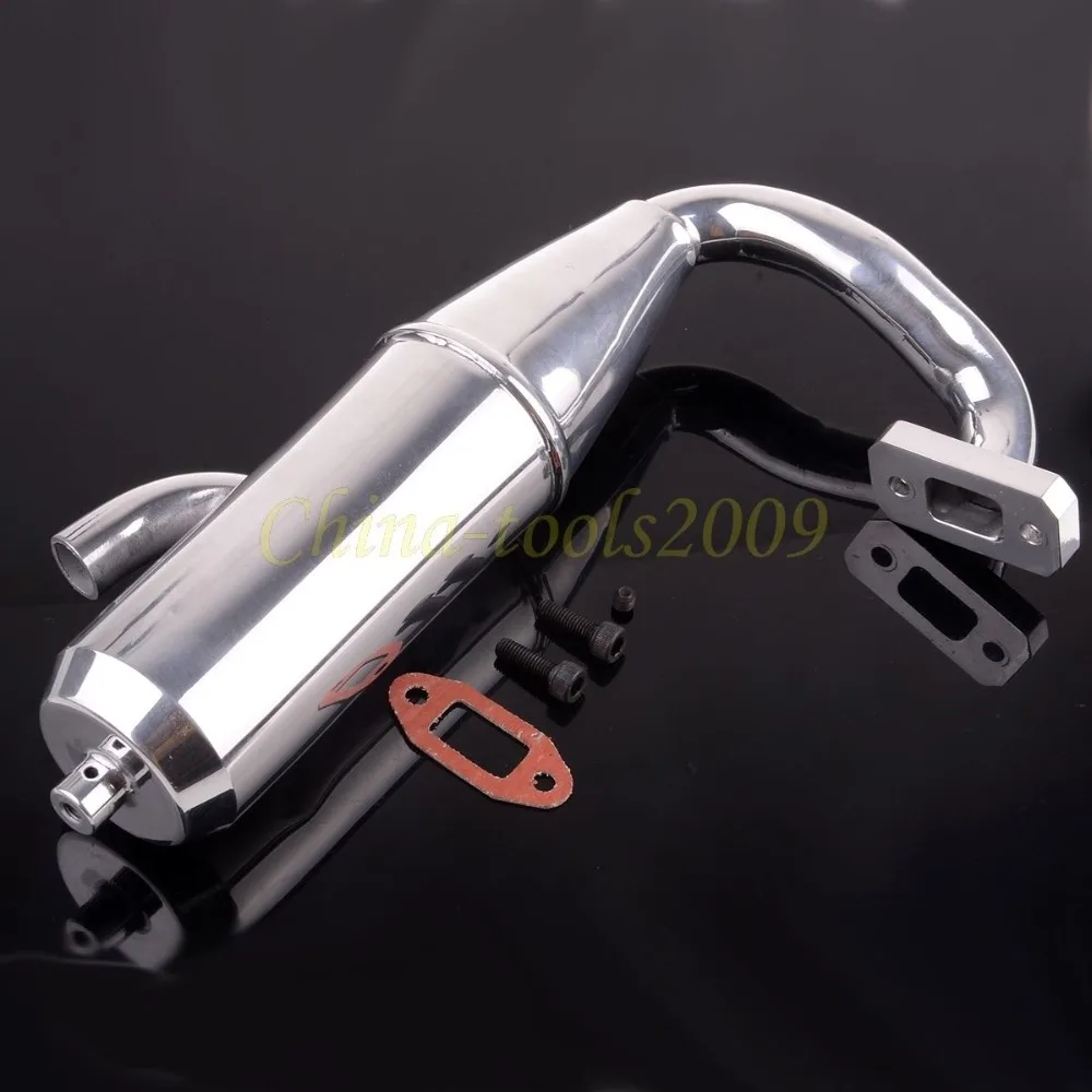 

Aluminum Side Exhaust pipe For 1:5 Petrol RC Car Rovan HSP KM SS FG Baja 5B 5T 5SC Monster Truck 15001