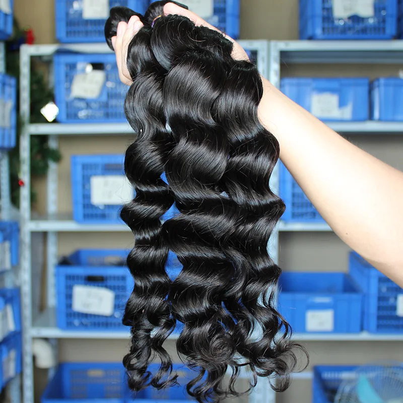 Loose Wave Bundles Brazilian Hair Weave Bundles Remy Human Hair Extensions Weave Natural Color 10\ Loose Wave Bundles Brazilian Hair Weave Bundles Remy Human Hair Extensions Weave Natural Color 10\