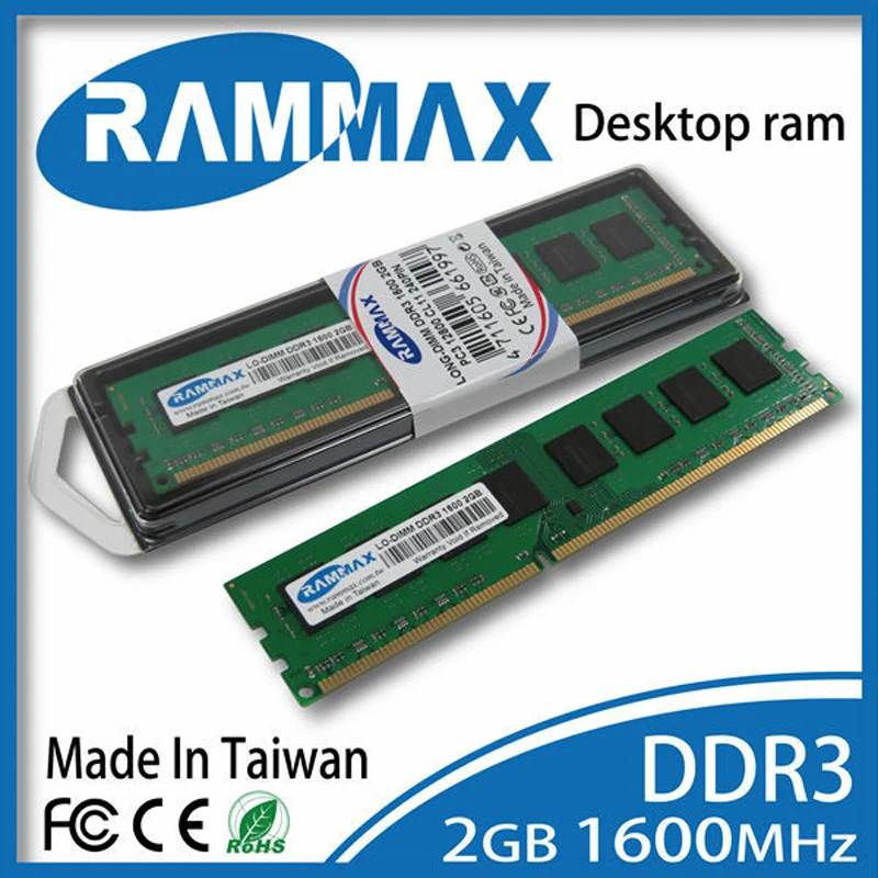 LO-DIMM1600Mhz Рабочий стол DDR3 Ram 2GB | 4GB | 8GB PC3-12800 памяти не ECC 240pin/CL11 Высокая совместимость все материнские платы компьютера