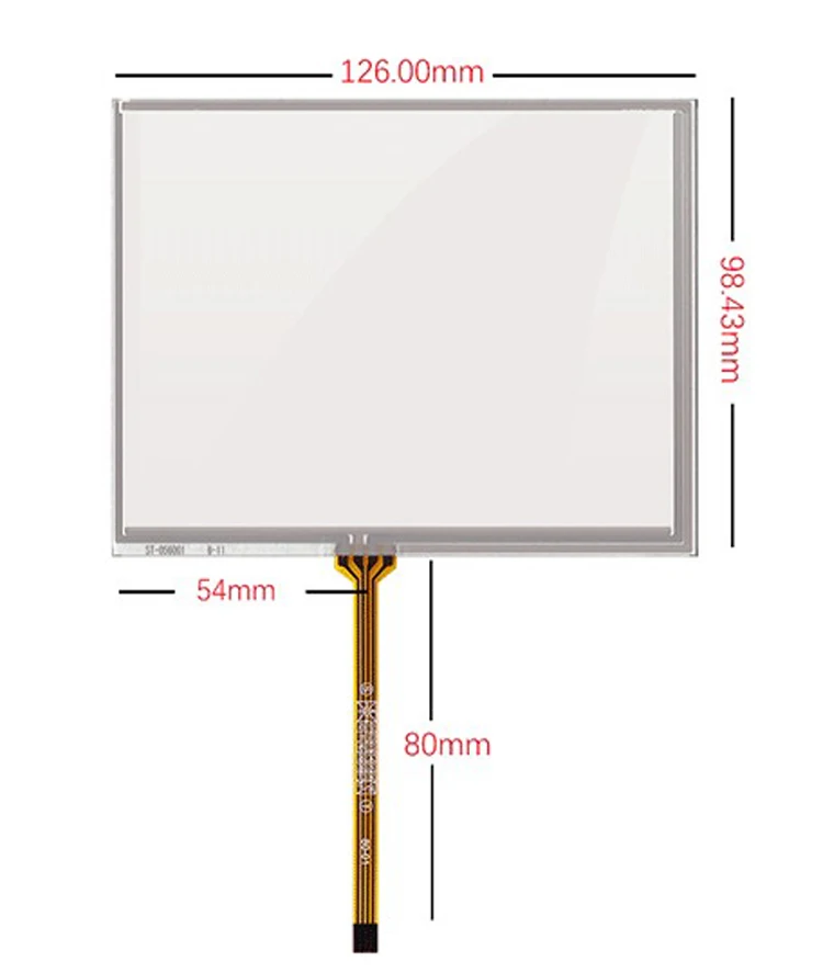 5,6 дюймов tft ЖК-экран AT056TN53 V.1 AT056TN53 V1 дигитайзер дисплей и сенсорный экран 126 мм* 99 мм Замена панели Ремонт Часть