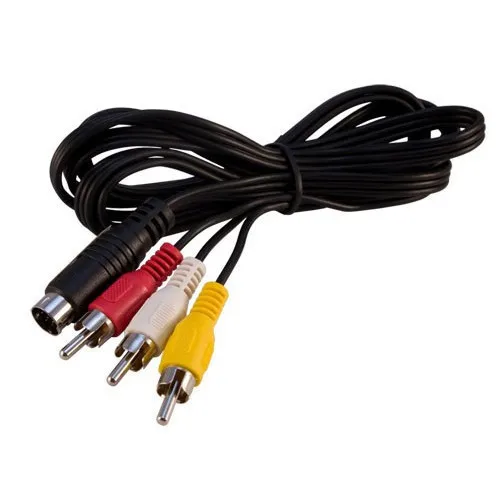 S Video Composite Audio Video TV Adapter Cable Retro Bit for Sega